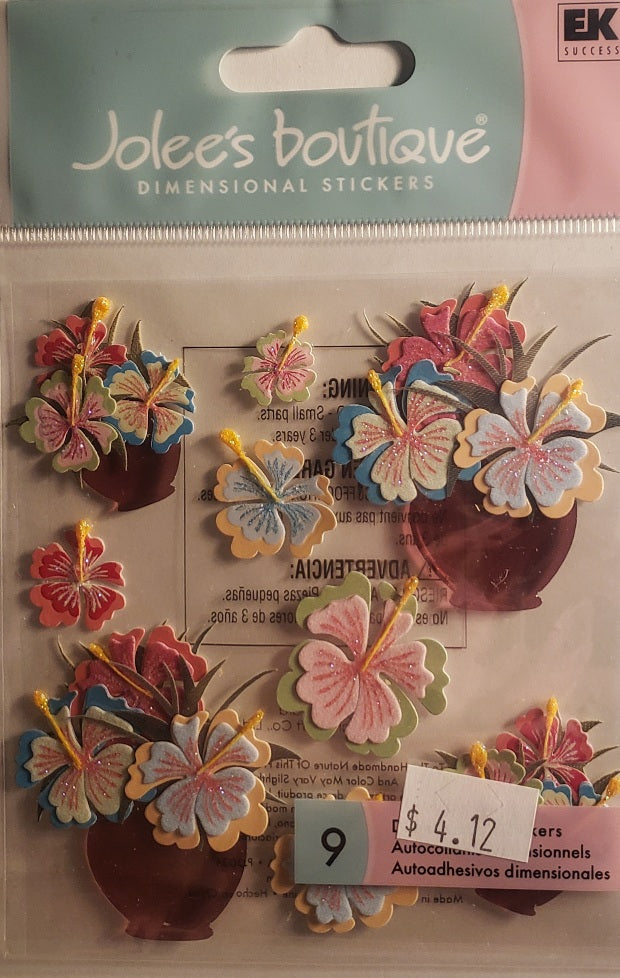 Jolee's Boutique Dimensional Sticker -  tropical arrangements