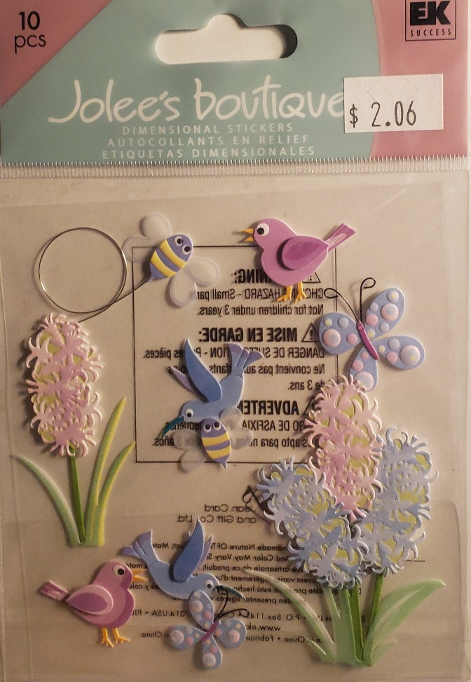 Jolee's Boutique Dimensional Sticker -  early birds