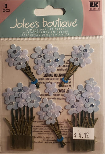 Jolee's Boutique Dimensional Sticker -  violets