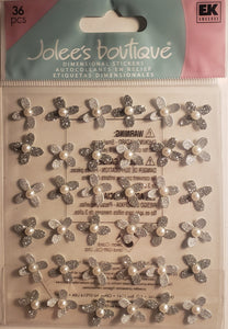 Jolee's Boutique Dimensional Sticker -  wedding gems flowers
