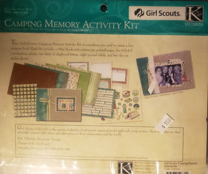 K and company -  album kit  - girl scouts camping memories activity kit