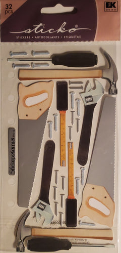 Sticko -  flat sticker sheet - tools
