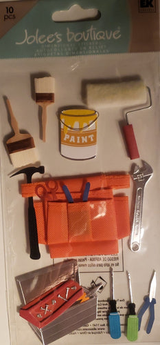 Jolee's by you Boutique Dimensional Sticker -  handyman - large pack