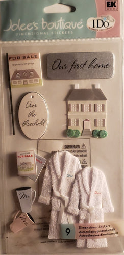 Jolee's by you Boutique Dimensional Sticker -  our new home I do collection - large pack