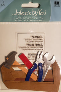 Jolee's by you Boutique Dimensional Sticker -  tool box - medium pack