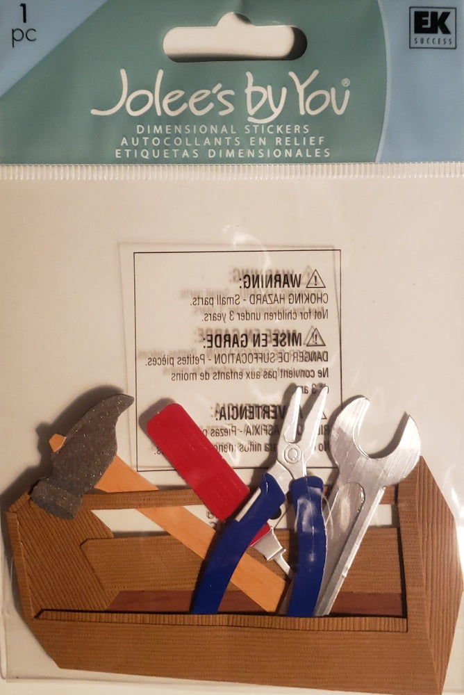 Jolee's by you Boutique Dimensional Sticker -  tool box - medium pack