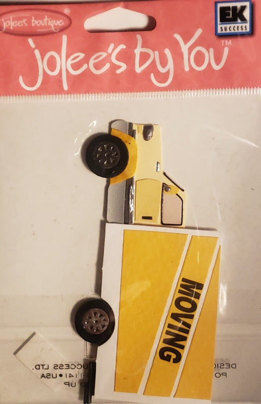 Jolee's by you Boutique Dimensional Sticker -  moving truck - medium pack