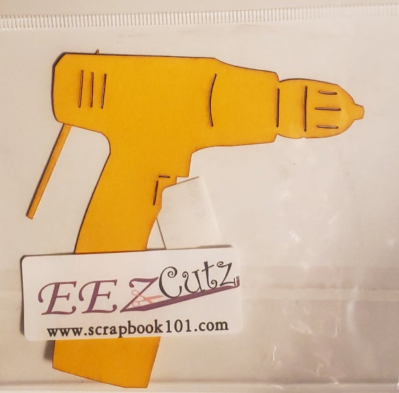 EEZ cuts laser cut shape - power tool drill electric screwdriver