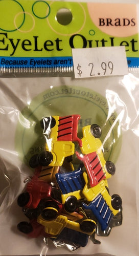 Eyelet outlet - brads - dump truck