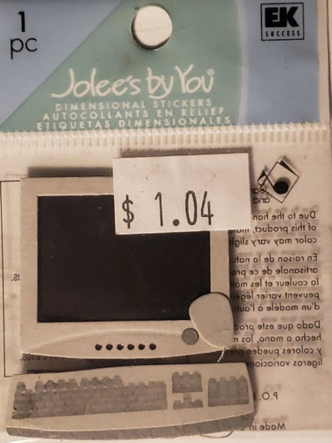 Jolee's by you Boutique Dimensional Sticker -  computer - small pack