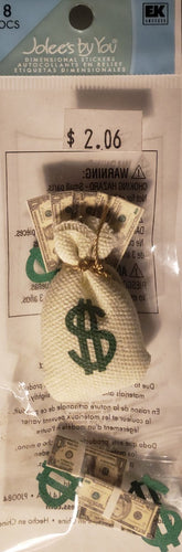Jolee's by you Boutique Dimensional Sticker -  money bag - small pack