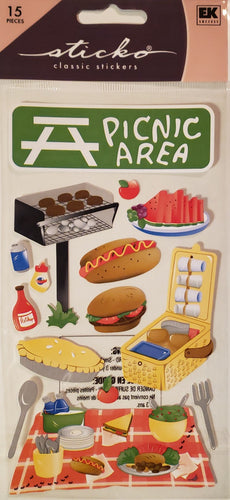 Sticko -  flat sticker sheet -  picnic 2