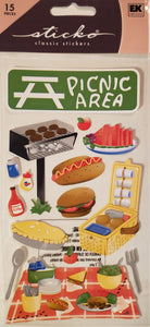 Sticko -  flat sticker sheet -  picnic 2