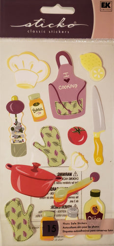 Sticko -  flat sticker sheet -  cooking