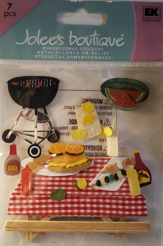Jolee's by you Boutique Dimensional Sticker -  picnic time - medium pack