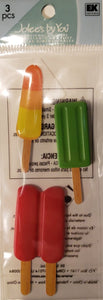 Jolee's Boutique Dimensional Sticker -  ice pops - tall small pack