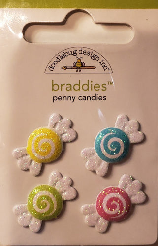 Doodlebug inc  - braddies penny candies - brads