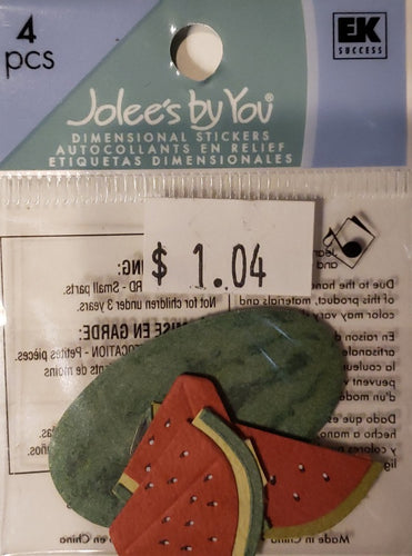 Jolee's Boutique Dimensional Sticker - watermelon  - x small pack