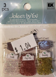 Jolee's Boutique Dimensional Sticker - spices - x small pack
