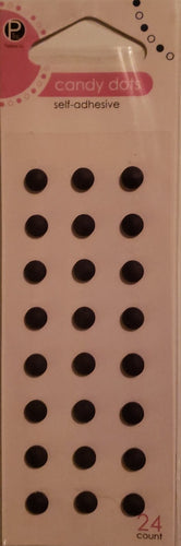Pebbles inc - candy dots self adhesive - 24 pack - navy blue
