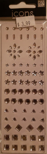 Me and my big ideas Mambi - icon rhinestones shapes  - clear