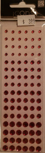 Me and my big ideas Mambi - icon rhinestones singles  - hibiscus red