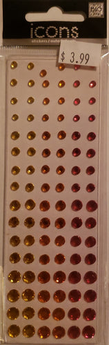 Me and my big ideas Mambi - icon rhinestones singles  - assortment yellow orange red