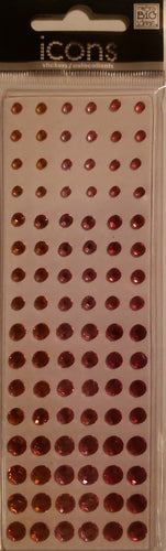 Me and my big ideas Mambi - icon rhinestones singles  - assortment 1 orange pink red
