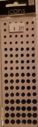 Me and my big ideas Mambi - icon rhinestones singles  - iris blue