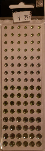 Me and my big ideas Mambi - icon rhinestones singles  - fern green