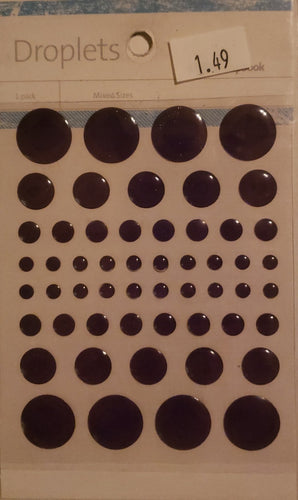 Kaiser craft - epoxy droplets enamels - 54 pack - dark purple