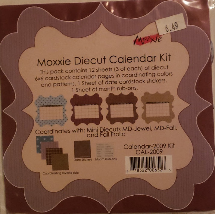 Moxxie - diecut calendar kit - small 6