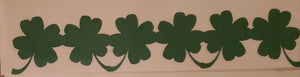 Scrapbook studios - Scrapbook 101 - laser cut - st. Patrick's 4 leaf clover border