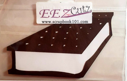 Eez cuts  - laser cut title   - chocolate ice cream sandwich