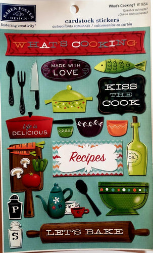 Karen Foster cardstock sticker - whats cooking?