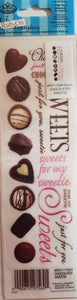 Royal Langnickel - rub on transfers - chocolate sweetie