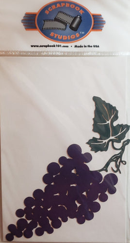 Scrapbook studios - Scrapbook 101 - laser cut - grapes