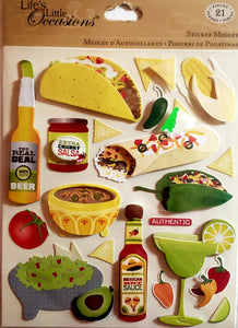 K and company - dimensional stickers - lifes little occasions- Mexican