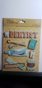 K and company - dimensional stickers - lifes little occasions- dentist