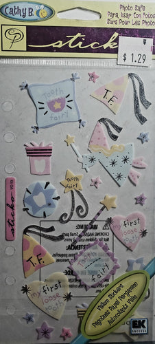 Sticko -  flat sticker sheet -  truly tooth fairy vellum
