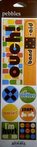Pebbles Inc -  cardstock sticker - ouch