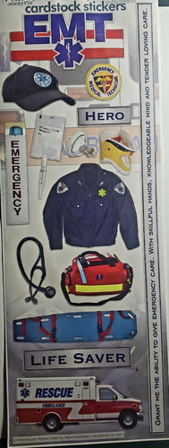 Paper house - cardstock sticker sheet - emt