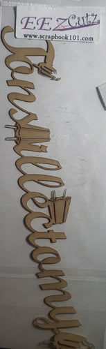 Eez cuts  - laser cut title   - tonsillectomy title tan