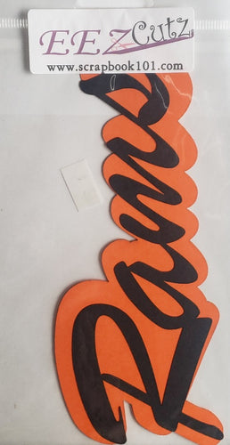 EEz cuts  - laser cut custom school  - Rams - Rockford