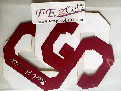 EEz cuts  - laser cut custom school  - CS redhawks -  Cedar Springs