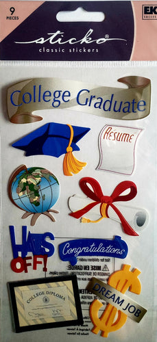 Sticko  - flat sticker sheets - collage grad