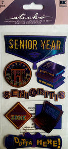 Sticko  - dimensional sticker sheets - senior year