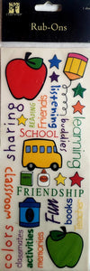 Stemma sticker package -  school rub ons