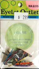 Load image into Gallery viewer, Eyelet outlet  -  crayons brads