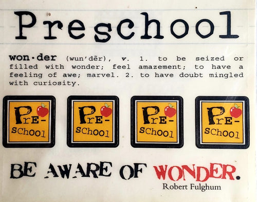 Srm press  - say it with stickers sheet - preschool - grade school